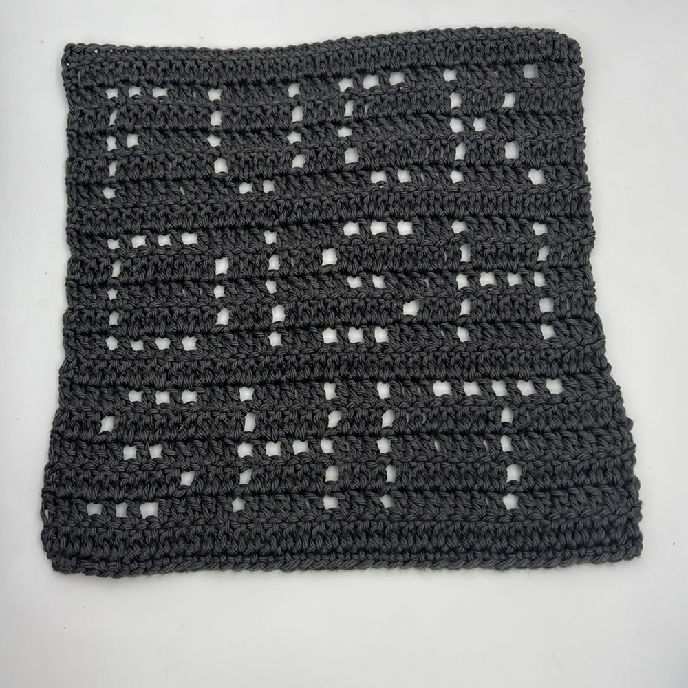 Handmade Crochet Dishcloth - NAUGHTY - Picture 3 of 6